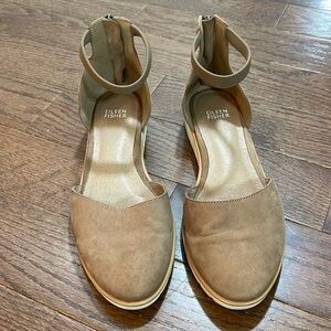 Eileen Fisher zip back shoes